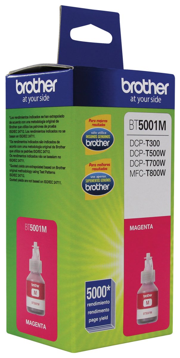 Botella Brother BT5001M, magenta, 5,000 páginas - imagen 3
