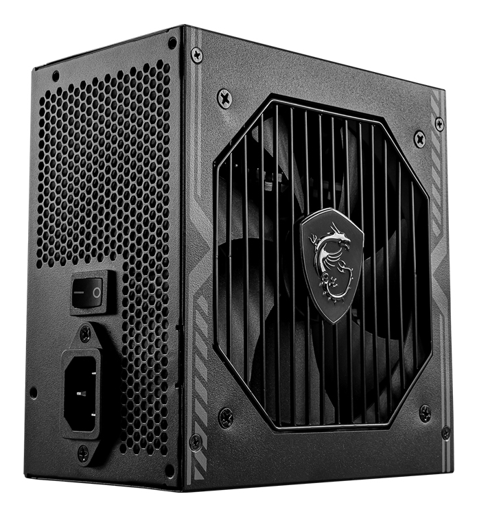 Fuente de Poder 550W 80+Bronce MSI MAG A550BN. 1x 24pin, 1x 8pin CPU, 2x 8pin PCIE, Color Negro