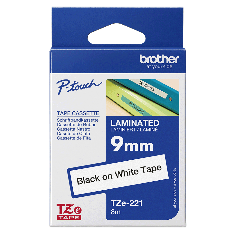 CINTA NEGRO BLANCO BROTHER TZE221