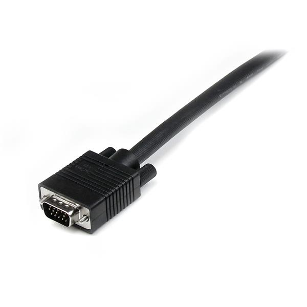 Cable de Video 4.6m VGA a VGA Startech MXT105MMHQ, Hasta 1920x1200, Triple Coaxial, Color Negro - imagen 2