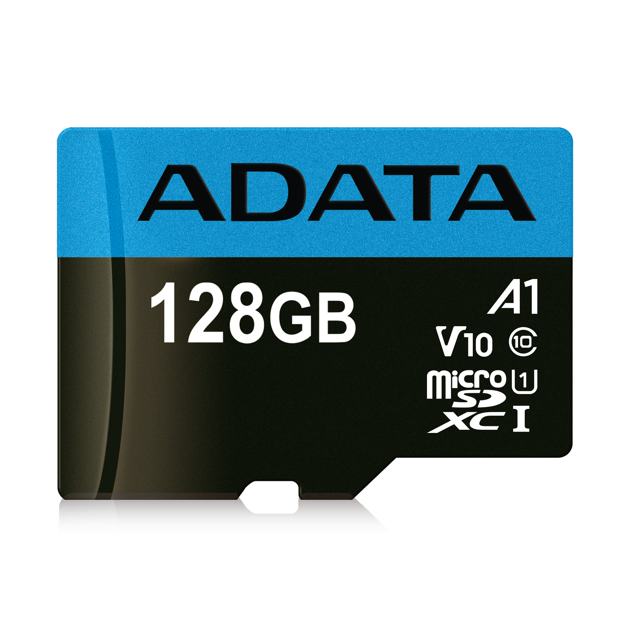 Memoria Micro SDXC 128GB Adata Premier, Clase 10, U1, V10, 100MB/s lectura, 25MB/s escritura, Incluye adaptador SD - imagen 1