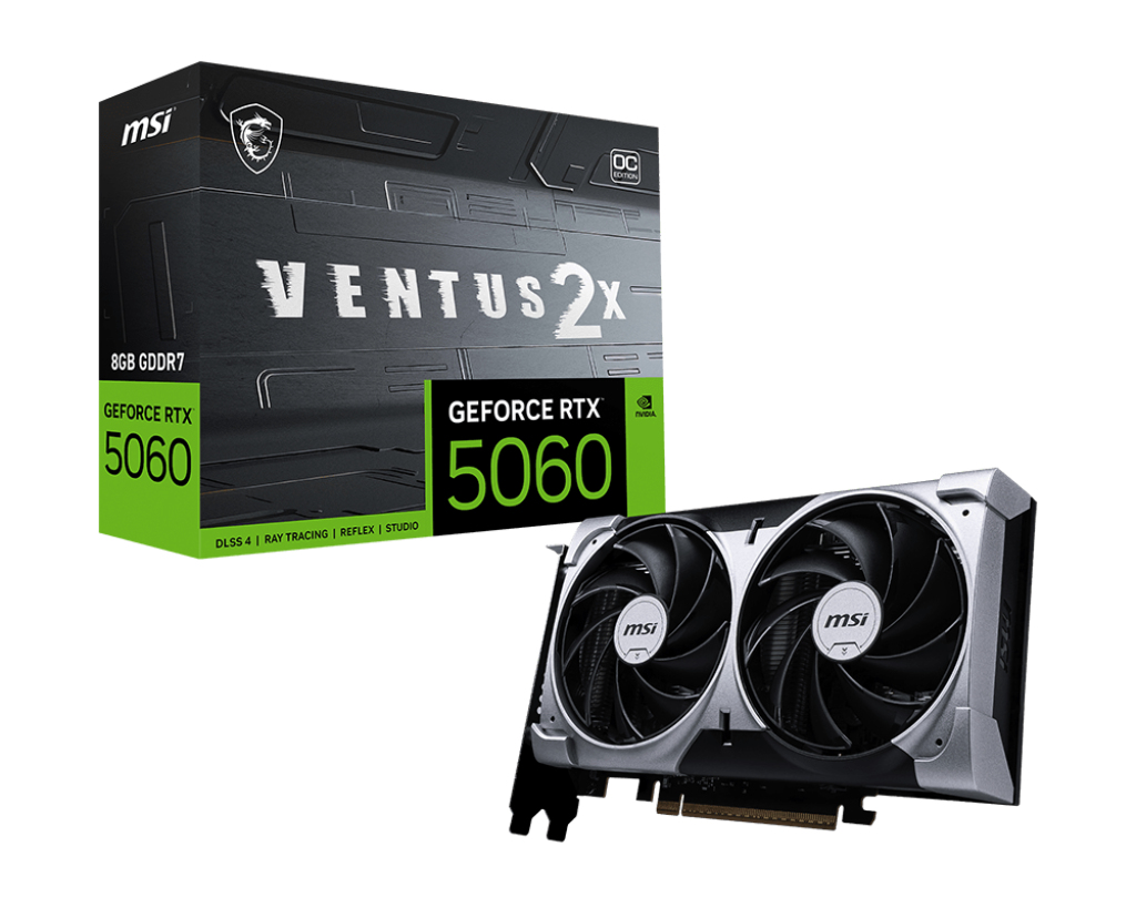 GPU RTX 5060 8GB OC MSI VENTUS 2X