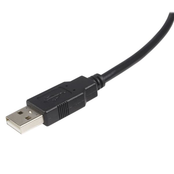 Cable para Impresora, USB 2.0 A Macho - USB 2.0 B Macho, 3 Metros, Negro USB2HAB10 StarTech.com - imagen 2