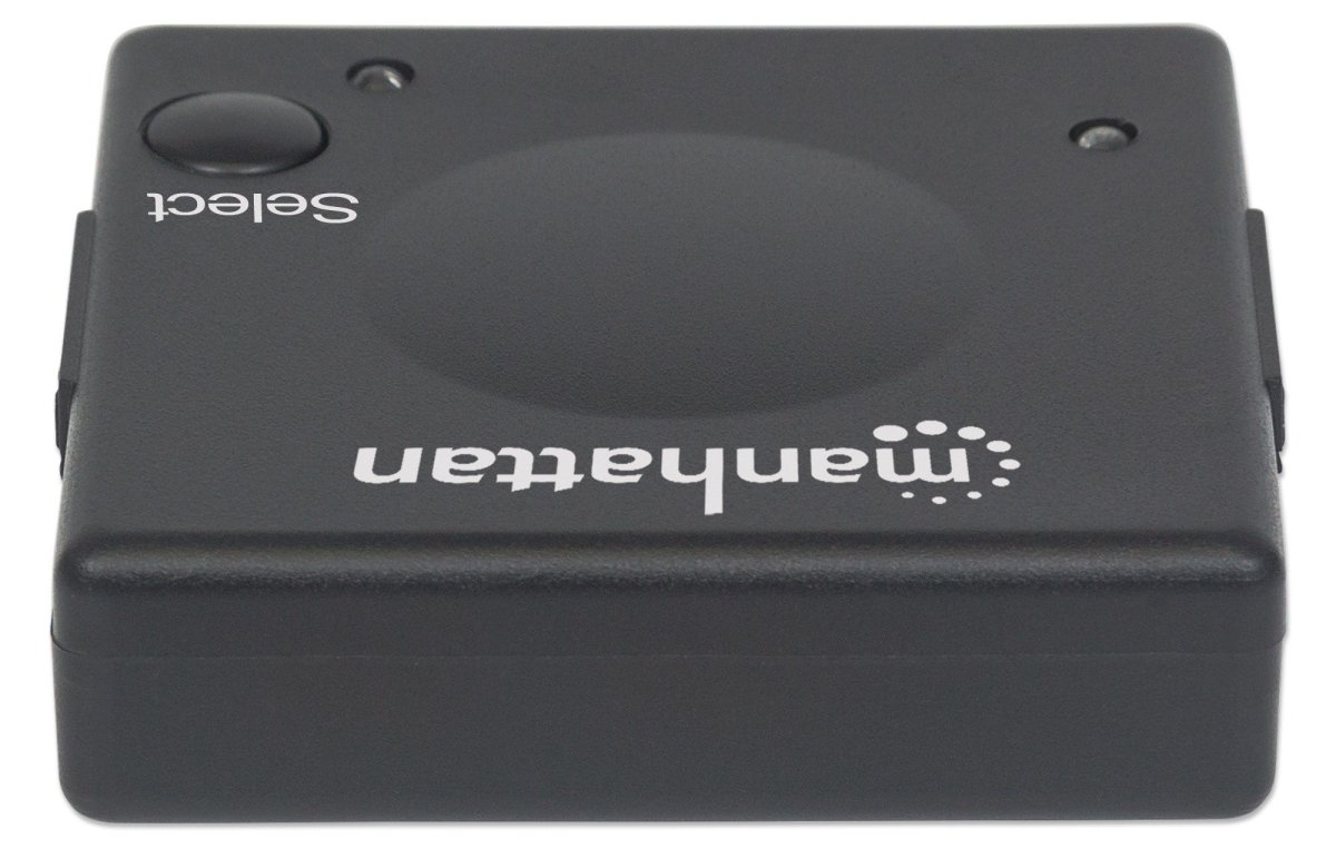 Switch de Video HDMI de 2 Entradas 1 Salida Manhattan 207911, 1080p, Color Negro - imagen 4