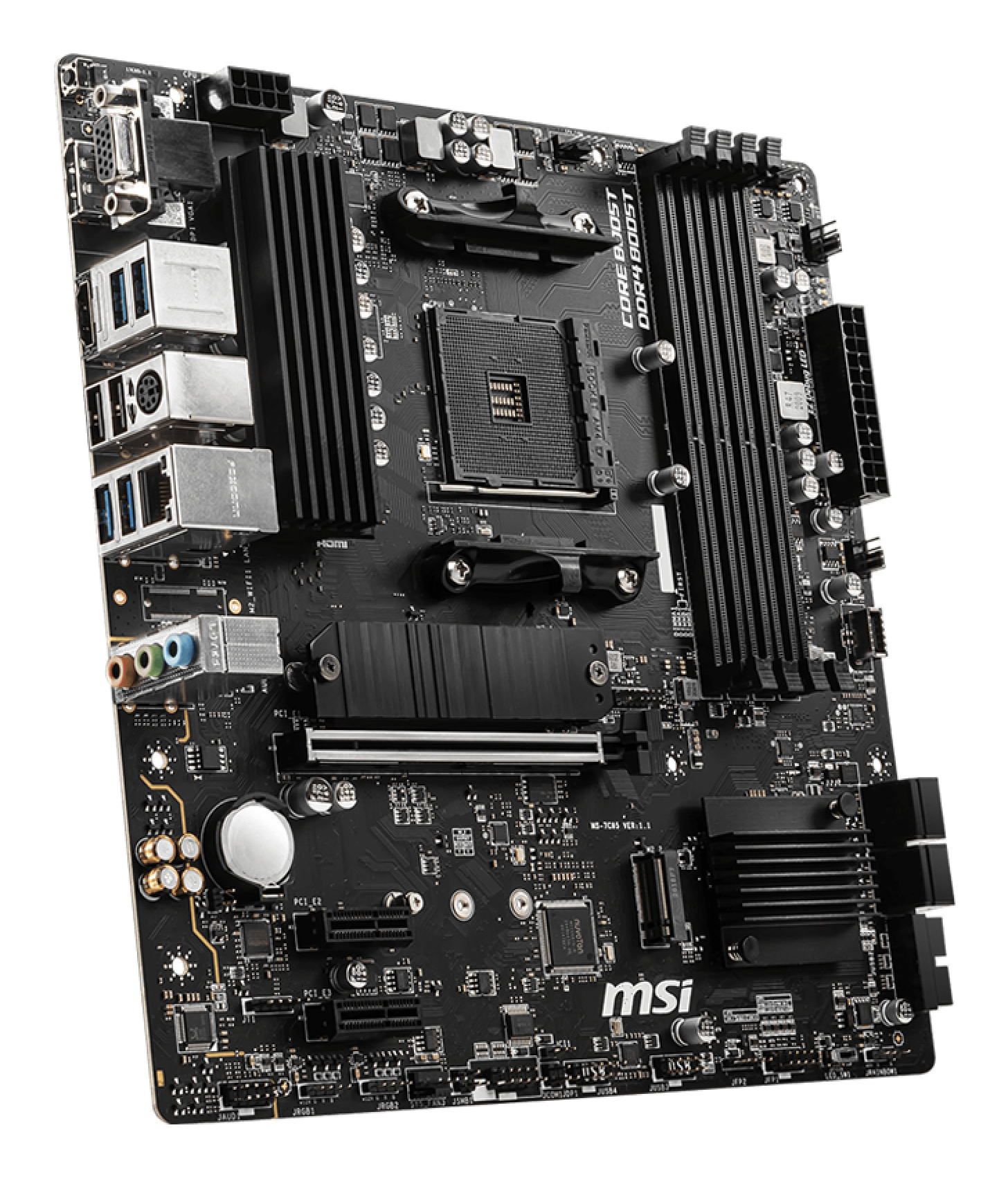 Motherboard AM4 Micro-ATX MSI B550M PRO-VDH, 128GB RAM DDR4 Max, 1 M.2 PCIe 4 + 1 M.2 PCIe 3 - imagen 5