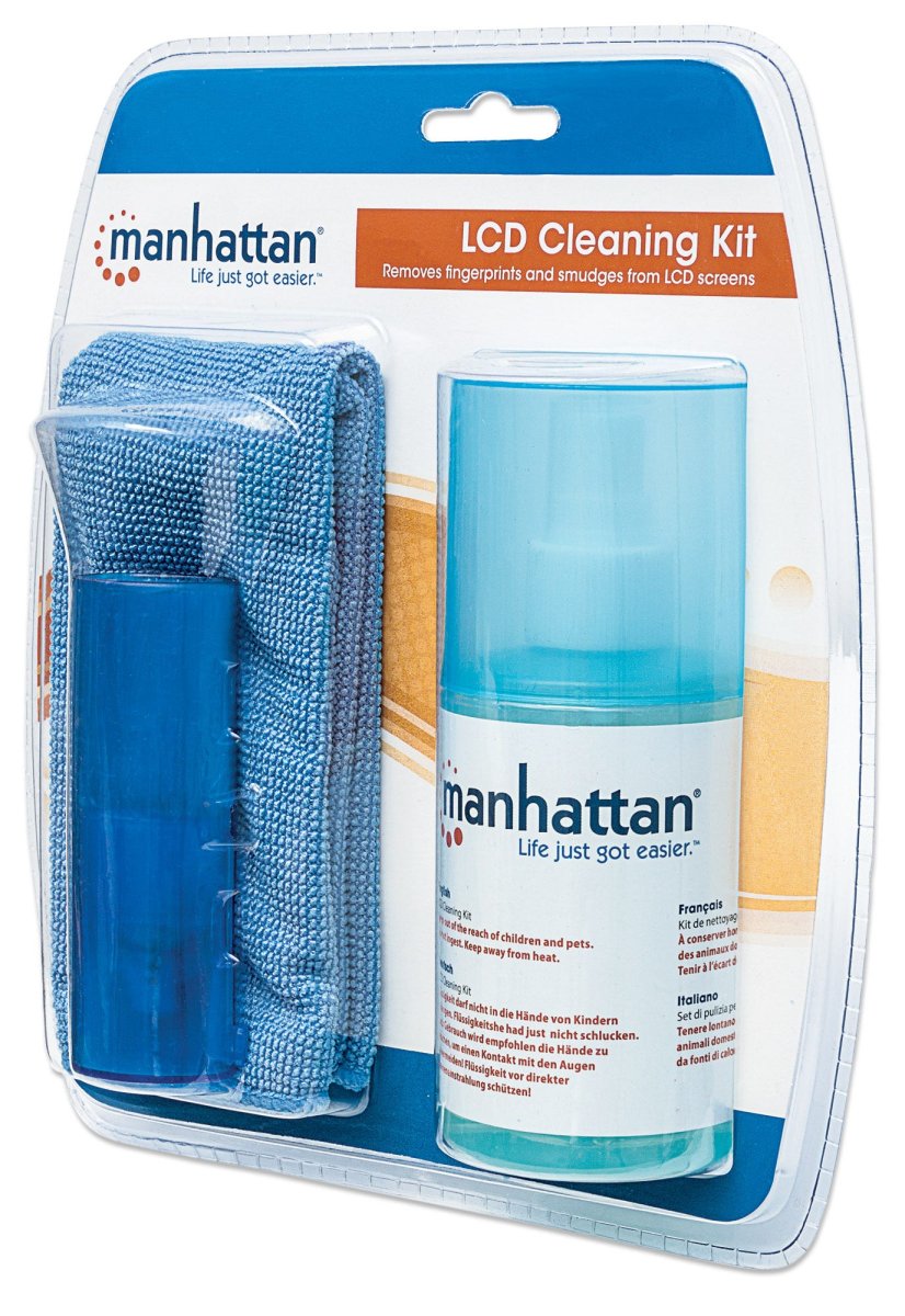 Kit de limpieza Manhattan. Incluye: Solución de limpieza de 200ml, paño de microfibra 30x30cm y Brocha Retráctil. 421027 - imagen 3