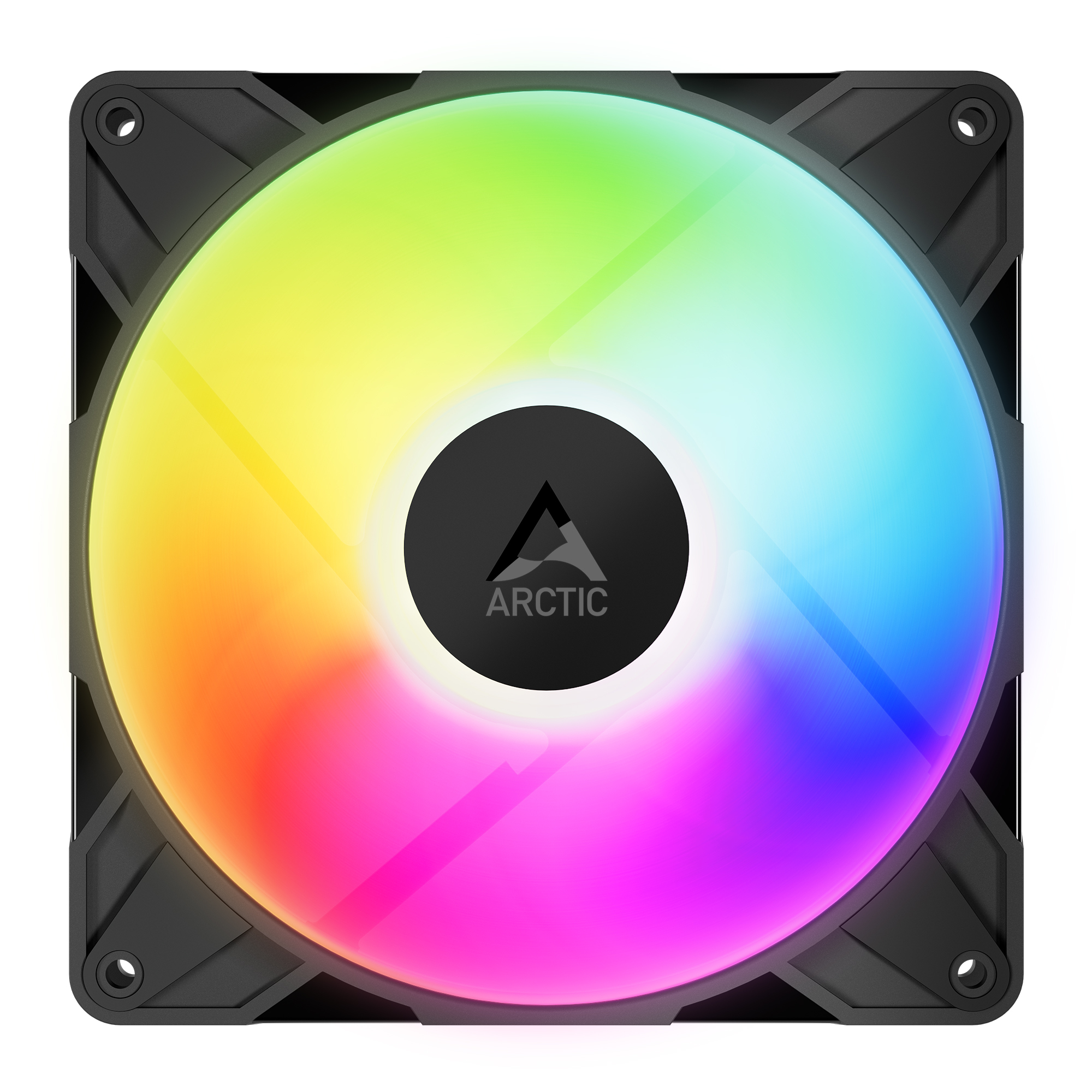 Kit de 3 Ventiladores 140mm Arctic P14 Pro A-RGB, 2500 RPM, Sistema en Cadena, Color Negro