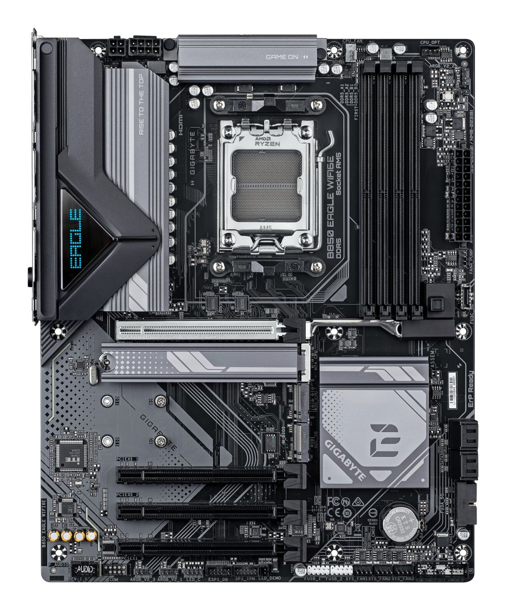 Motherboard AM5 ATX Gigabyte B850 EAGLE WIFI6E, 256GB RAM DDR5 Max, 1 M.2 PCIe 5 + 2 M.2 PCIe 4, Wi-Fi 6E + BT 5.3 - imagen 2