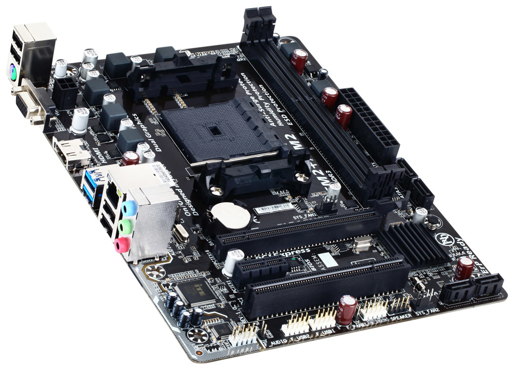 MotherBoard Gigabyte Micro ATX GA-F2A68HM-H, FM2+, AMD A68H, HDMI, 64GB DDR3 para AMD