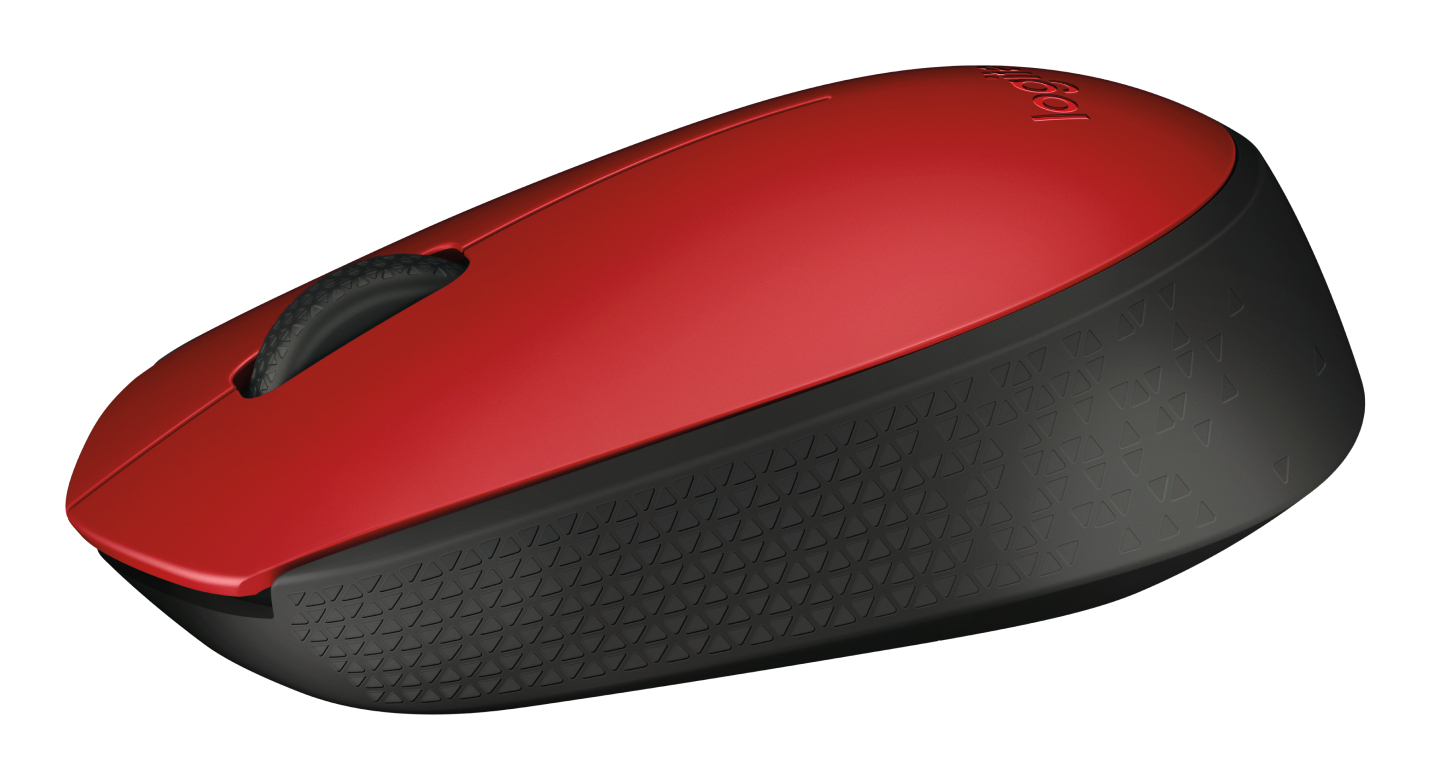Mouse Inalámbrico Logitech M170, RF, 1,000dpi, Bateria AA, Color Rojo
