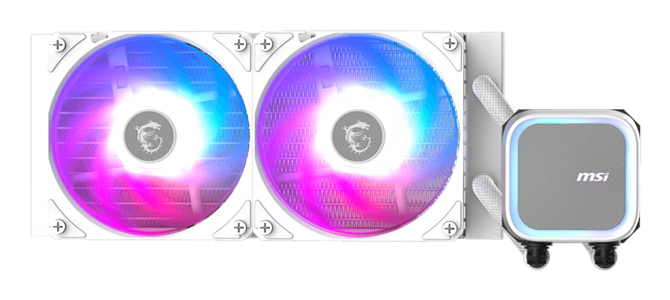 Enfriamiento Liquido 240mm MSI MAG Coreliquid A13 240, ARGB, Color Blanco