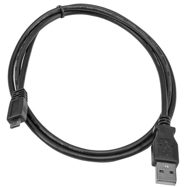 Cable USB-A 2.0 a Micro-USB 2.0 0.9m Startech UUSBHAUB3, 480Mbps, Color Negro - imagen 4