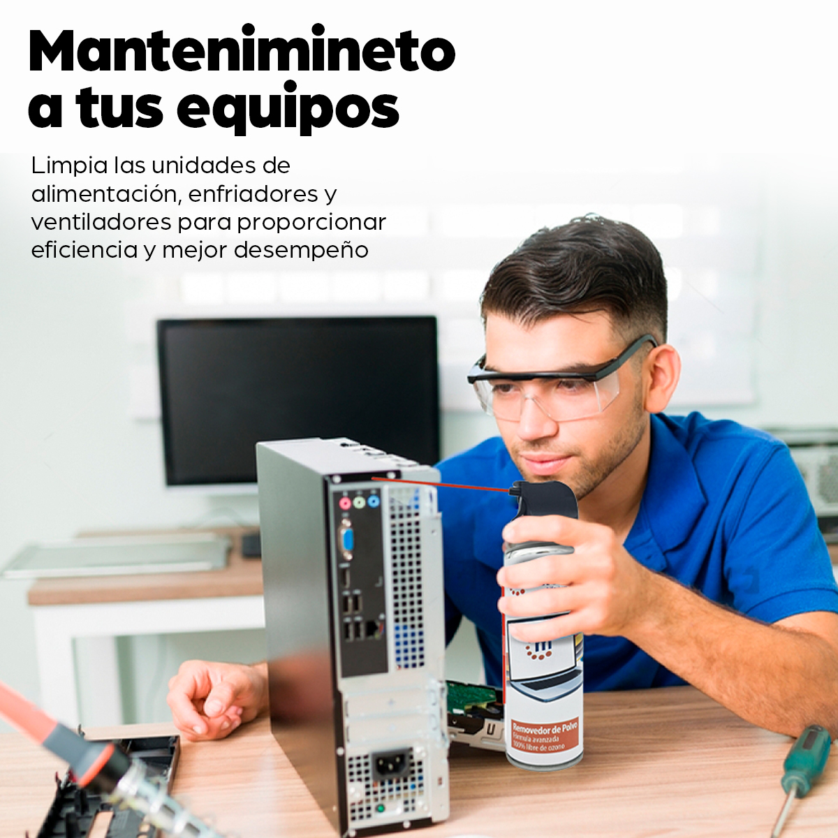 Bote de Aire Comprimido removedor de polvo, libre de ozono, Manhattan 425568, 660ml - imagen 2