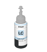 Tanque de tinta Epson T675120 Color Cian Claro