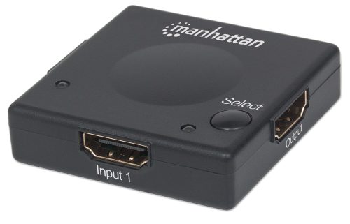 Switch de HDMI Manhattan 207911, 2 Entradas 1 Salida