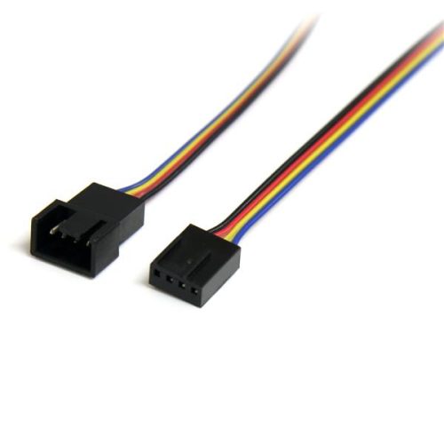 Cable de Poder Molex (4-pin) Macho - Molex (4-pin) Macho, 30cm, Multicolor FAN4EXT12 StarTech.com
