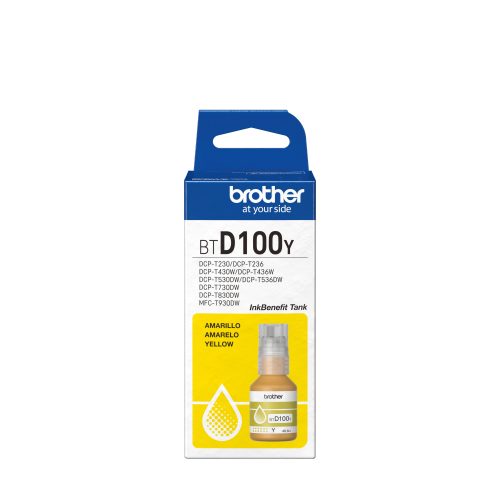 Bote de Tinta Brother BTD100Y Amarillo