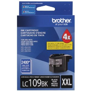CARTUCHO BROTHER LC109BK XXL - NEGRO, INYECCIÓN DE TINTA, AMPOLLA