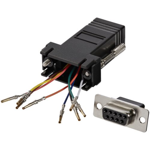 Adaptador Convertidor Modular Serial DB9 a RJ45 Macho a Hembra, Startech GC98FF