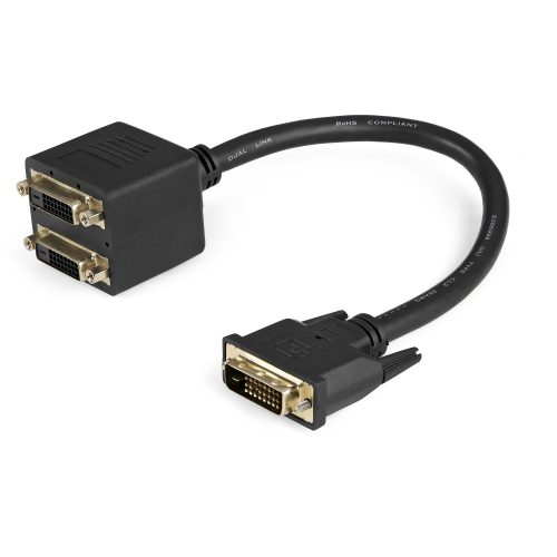 Splitter Divisor Compacto de Video DVI-D de 2 Puertos DVISPL1DD Startech.com