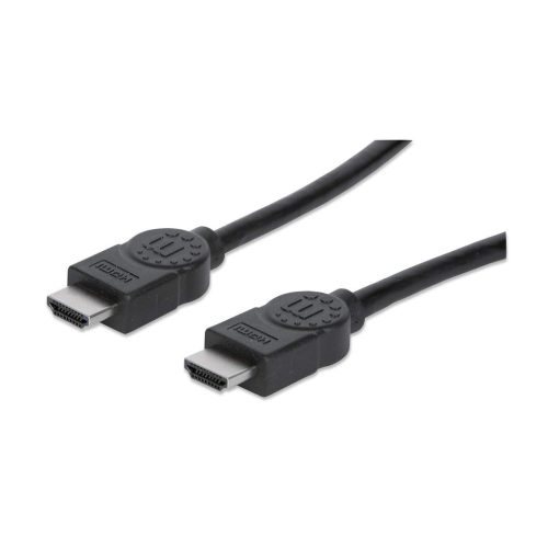 Cable de Video 1m HDMI a HDMI Manhattan 308816, Hasta 4K 30Hz, Soporta 3D
