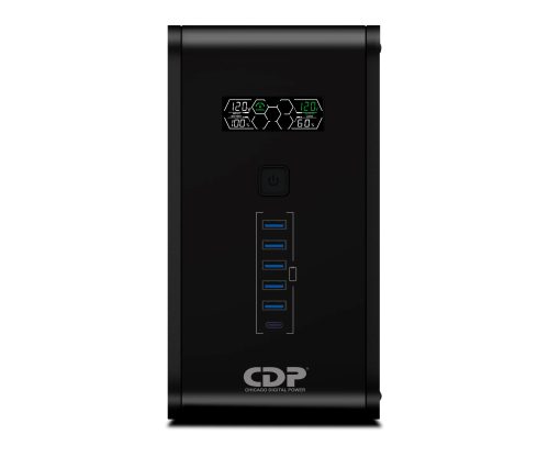 NO-BREAK CDP R-SMART 2010 - 2000 VA, 1200 W, COLOR BLANCO, HOGAR Y OFICINA, R-SMART2010
