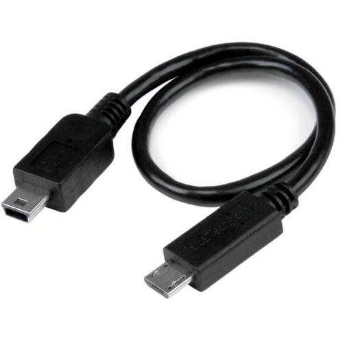 CABLE MICRO USB B A MINI USB B STARTECH UMUSBOTG8IN