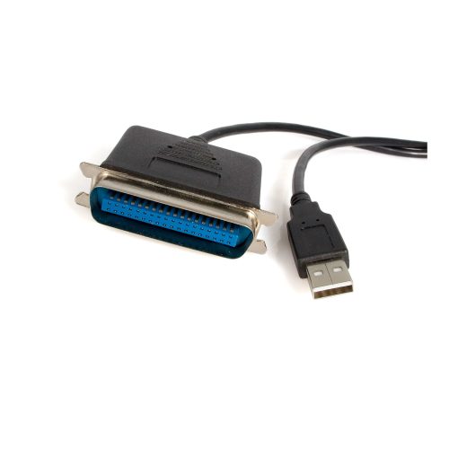 Cable Adaptador Centronics 36 a USB-A 1.8m Startech ICUSB1284, Color Negro