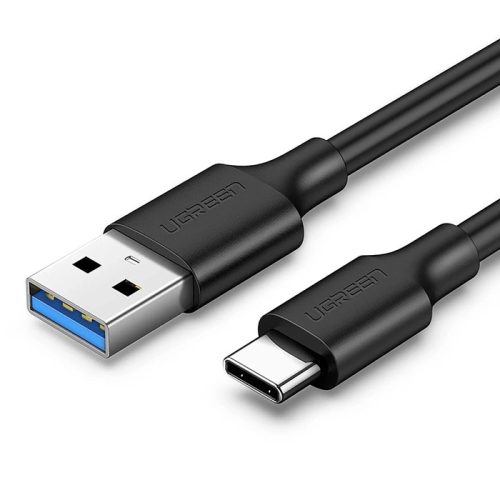 Cable USB-C a USB-A 2m Ugreen 20884, Hasta 60W, 5Gbps, Cubierta de Plastico, Color Negro