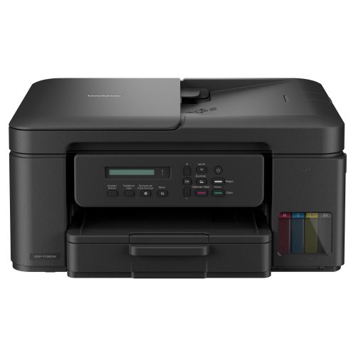 Impresora Multifuncional de Tinta Continua Brother DCPT730DW, Inalámbrica, Bandeja de Hojas superior,27 ppm,Tinta BTD100