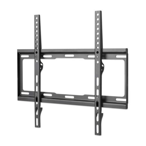 Soporte Fijo de pared para Televisión, Manhattan 460934, de 32" a 55", hasta 40kg, Color Negro