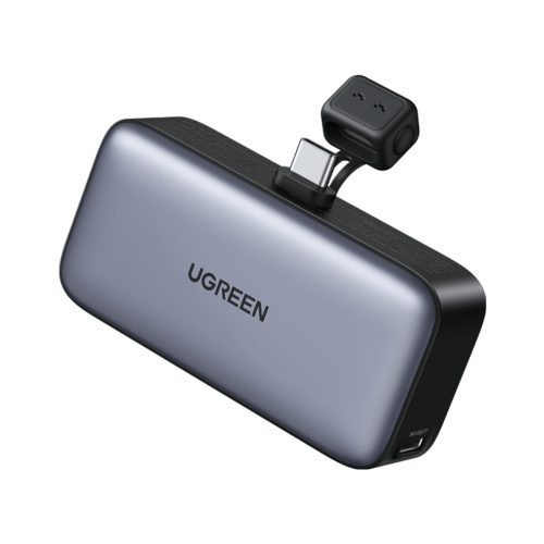 PowerBank 5,000mAh Ugreen 35338, Alambrico 22.5W Maximo, 1 USB-C, Color Negro