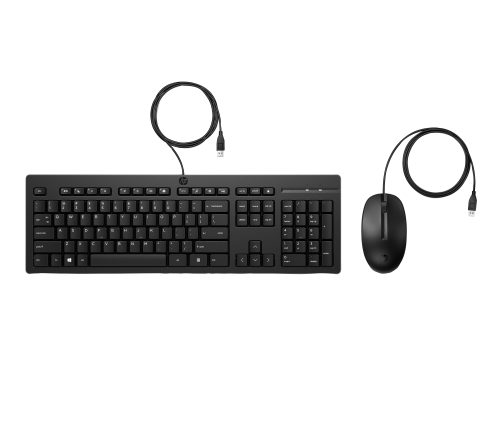 Kit teclado y mouse óptico USB-A HP 225