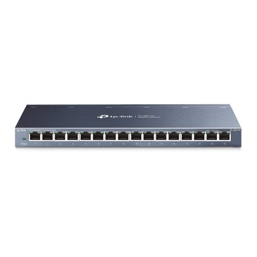 Switch 16 Puertos Gigabit p/Escritorio Tp-Link TL-SG116, Caja de Metal