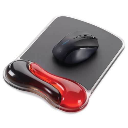 MousePad Kensington Duo Gel con Descansa Muñecas, Rigido, Negro/Rojo