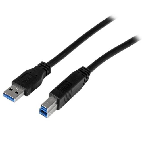 Cable USB-A 3.0 a USB-B 3.0 2m StarTech USB3CAB2M, Cubierta de Plastico, Color Negro