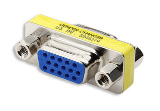 Adaptador Cople VGA a VGA Hembra-Hembra Manhattan 200462