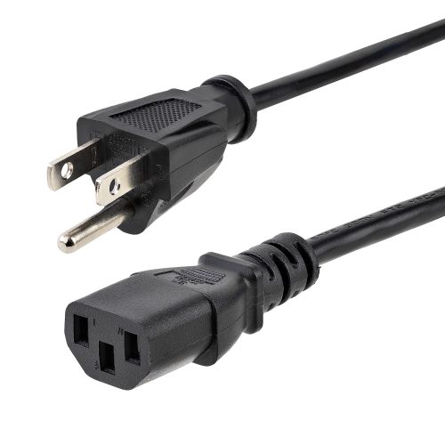 Cable de Poder NEMA 5-15P Macho - C13 Coupler Macho, 3.7 Metros, Negro PXT10112 StarTech.com