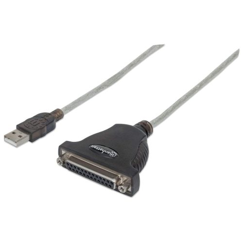 Convertidor USB a DB25 - Paralelo MANHATTAN 336581 - 0, 001172 Gbit/s, 1x DB-25, Azul, 336581