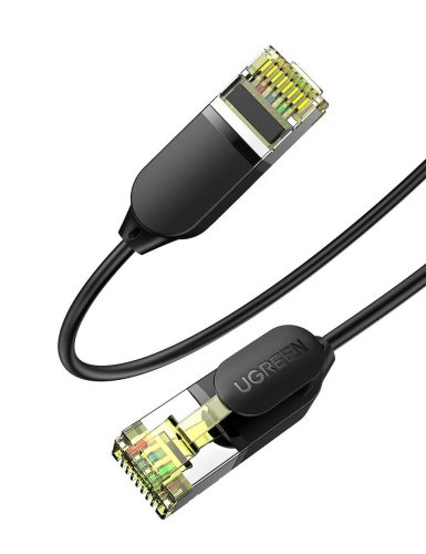 Patch Cord Cat7 5m Ugreen 80419, Ultra Delgado, Hasta 10Gbps, Color Negro