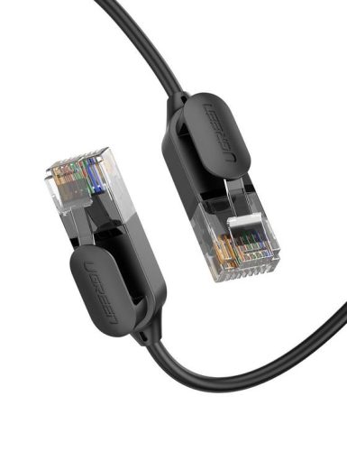 Patch Cord Cat6A 1m Ugreen 70332, Ultra Delgado, Hasta 10Gbps, Color Negro