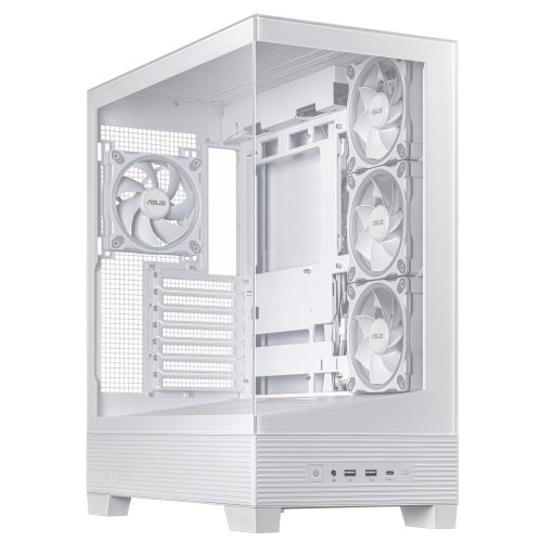 Gabinete ATX ASUS A31 TG, Sin Ventiladores, Radiador 360mm Max, Color Blanco