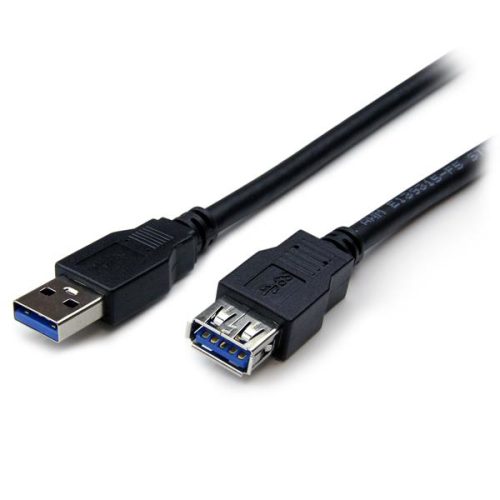 Extensión USB-A 3.0 1.8m StarTech USB3SEXT6BK, 5Gbps Color Negro