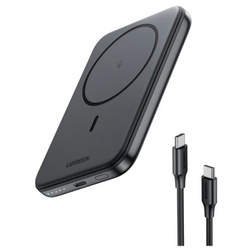 PowerBank 5,000mAh Ugreen 25207, Inalámbrica 7.5W Maximo, Alambrico 15W Maximo, 1 USB-C, Color Beige
