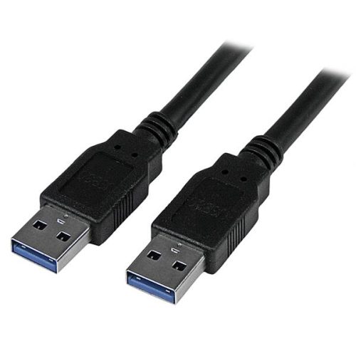 Cable USB-A 3.0 Macho a USB-A 3.0 Macho 3m Startech USB3SAA3MBK, Cubierta de Plastico, Color Negro
