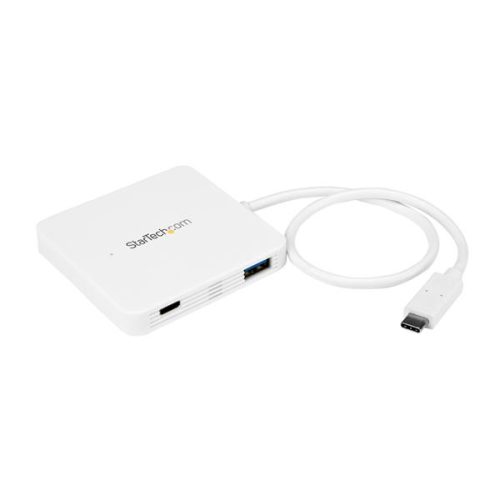 Hub USB-C Startech HB30C3APDW, 3x USB-A 3.0, 1x USB-C 3.1. Plastico, Color Blanco