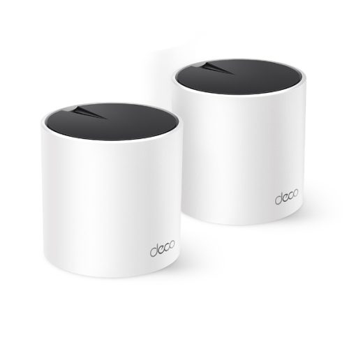 Router Wi-Fi Doble Banda Tp-Link Deco AX3000 X55 (2-Pack), Wi-Fi 6  2.4GHz 574Mbps/5GHz 2402Mbps, Sistema Mesh