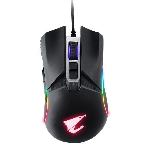 Mouse Alámbrico Gigabyte Aorus M3, 6,400dpi, Botones Programables, RGB, Color Negro. GM-AORUS M3