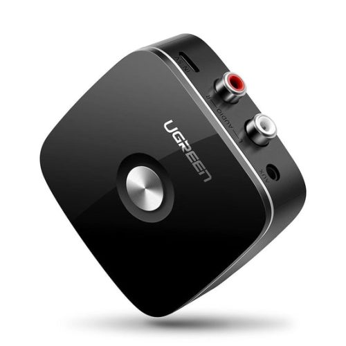 Receptor de Audio Bluetooth Ugreen 30445, RCA o Auxiliar 3.5mm, Hasta 10m