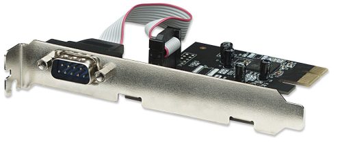 Tarjeta PCIe Serial Manhattan 158152, 1x DB9